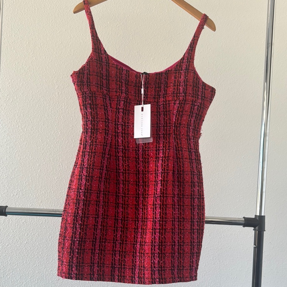 Endless Rose Red and Black Midi Dress